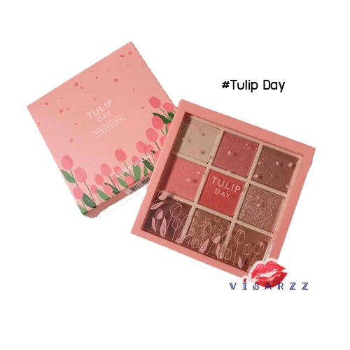 สีใหม่ Limited พร้อมส่ง Etude House Play Color Eyes # Tulip Day อีทูดี้อายแชโดว์พาเลท บรรจุ 9 เฉดสีสวย ให้บรรยากาศใบไม้เปลี่ยนสี เป็น 9 สีที่ละมุน ผสมกันแล้วนัวสวยสุดๆ ค่ะ