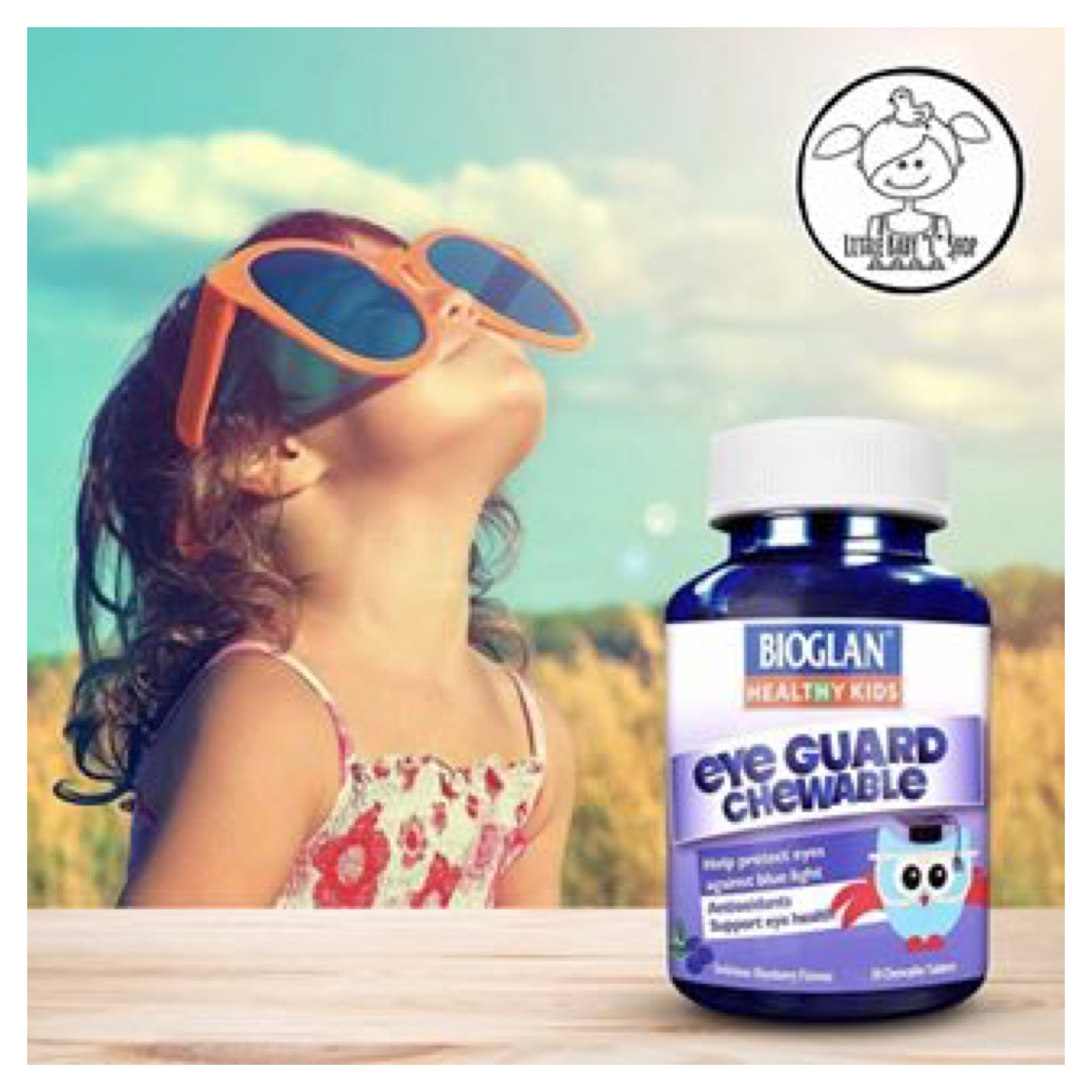 วิตามินบำรุงรักษาสายตาสำหรับเด็ก BIOGLAN Healthy Kids Eye Guard Chewable