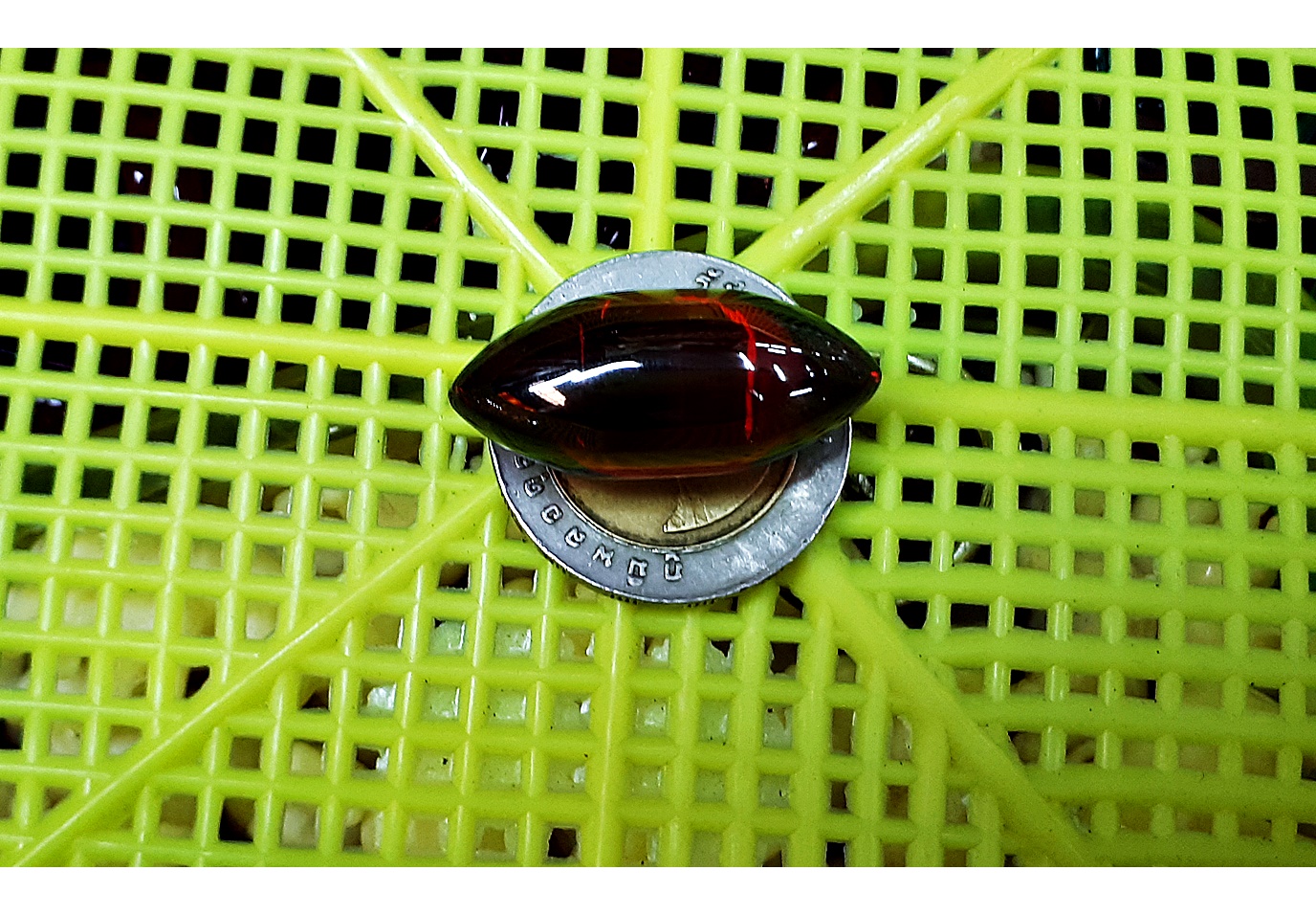 เม็ดลูกแก้ว พญานาค ทรงรี ขนาด ยาว 13 มิล หนา 30มิล