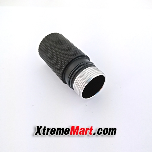 ท่อต่อไฟฉายกระบอกสั้น 123A สีดำ สำหรับ Surefire 6P เป็น 9P ,SolarForce