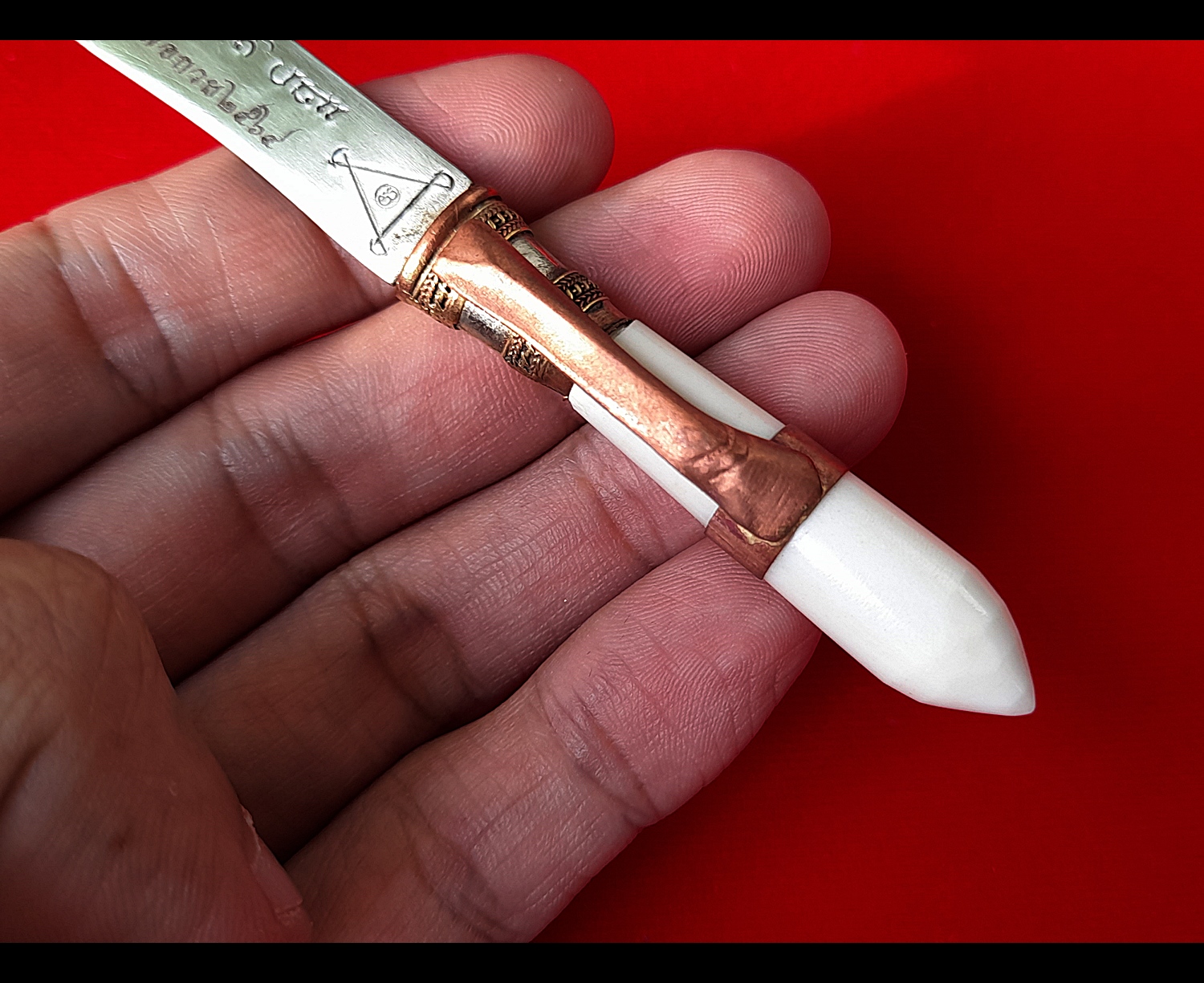 มีดหมอ ปลอกฝักกระดูก ยันต์หนุนเสริมดวง หลวงพ่อกวย วัดโฆสิตาราม(วัดบ้านแค) จ.ชัยนาท ปี2564 - (สร้างน้อย 200เล่ม) ปี2564 #สร้างและปลุกเสกจากวัดโฆสิตาราม #รับประกันแท้