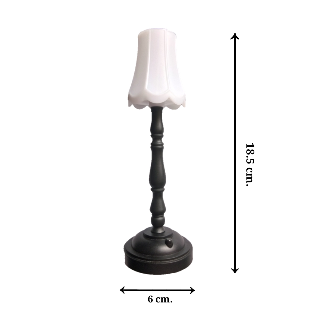 โคมไฟจิ๋วLEDสไตล์วินเทจ โคมไฟตั้งโต๊ะขนาดพกพา