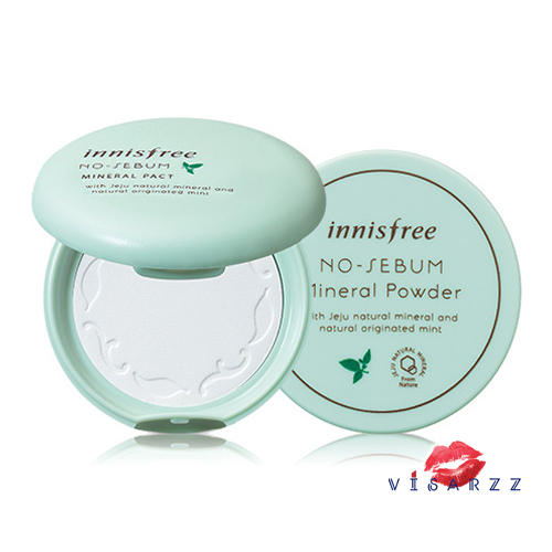(ราคาส่ง 240.-) Innisfree No Sebum Mineral Pact 8.5g แป้งฝุ่นอัดแข็งควบคุมความมัน เนื้อบางเบา ให้ผิวดูเนียนนุ่ม น่าสัมผัส ส่วนประกอบของแร่ธาตุธรรมชาติจากเชจูและมิ้นท์เพื่อผิวที่แข็งแรง แร่ธาตุธรรมชาติจากเชจูและมินท์ช่วยควบคุมสมดุลของความชุ่มชื้นและความมัน