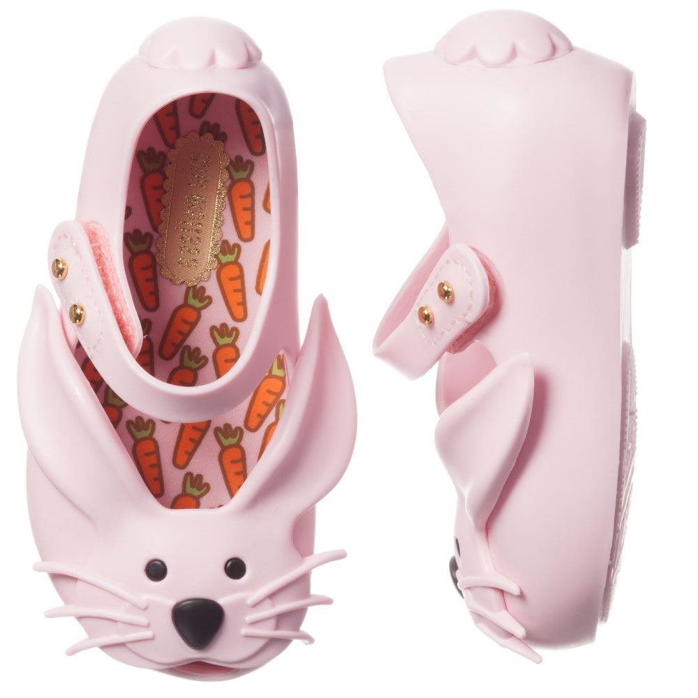 รองเท้ากระต่ายน้อยยอดฮิตสำหรับลูกสาว Mini Melissa Ultragirl Rabbit (Pale Pink)
