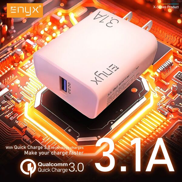 หัวชาร์จ Adapter ENYX A-2X 3.1A รองรับการชาร์จเร็ว 18W