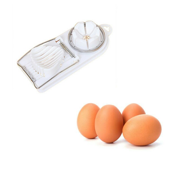 ที่หั่นไข่ต้ม ผ่าไข่ต้มเป็นชิ้น