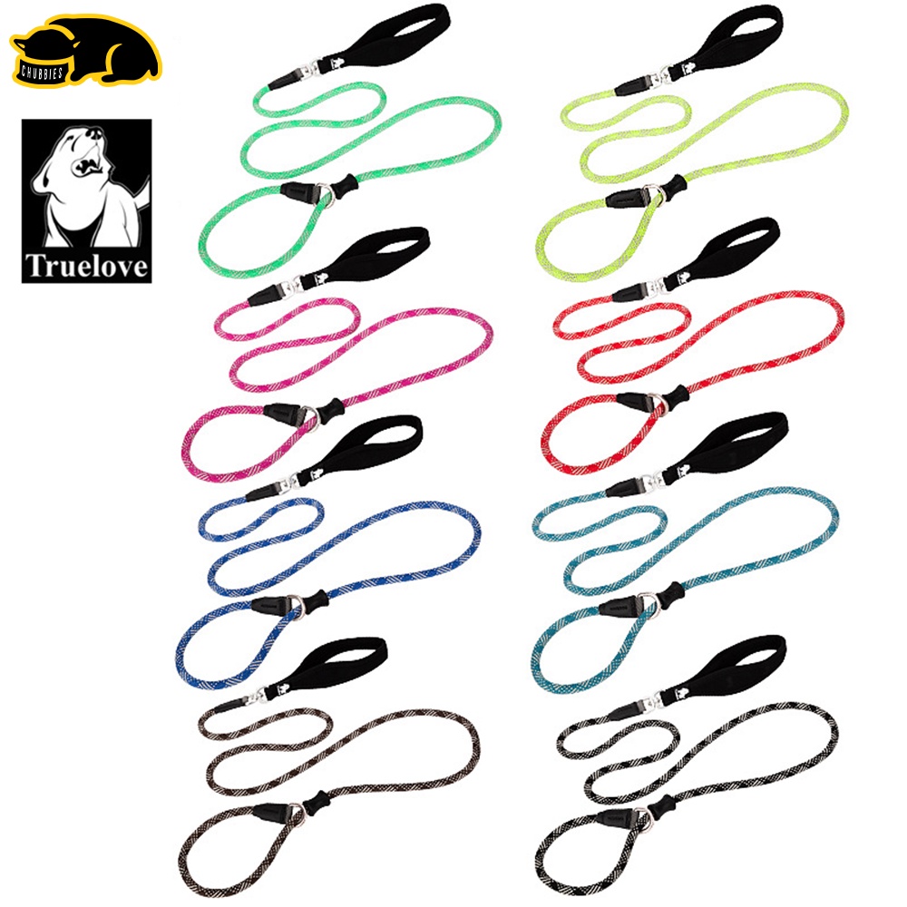 C181 TRUELOVE TH Control Leash สายจูงสุนัข ปลอกคอสำหรับฝึกสุนัขสามารถปรับได้