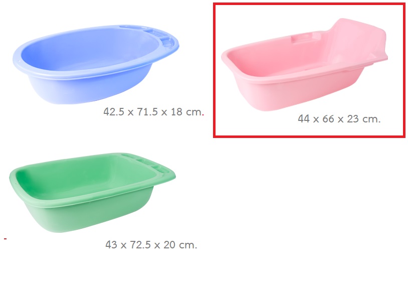 P05906 กะละมังเปล อาบน้ำเด็ก (44*66*23 cm) No.8080 เกรดเอ สีหวาน ราคาส่งต่อ 12 ใบ:เฉลี่ย 160 บต่อใบ