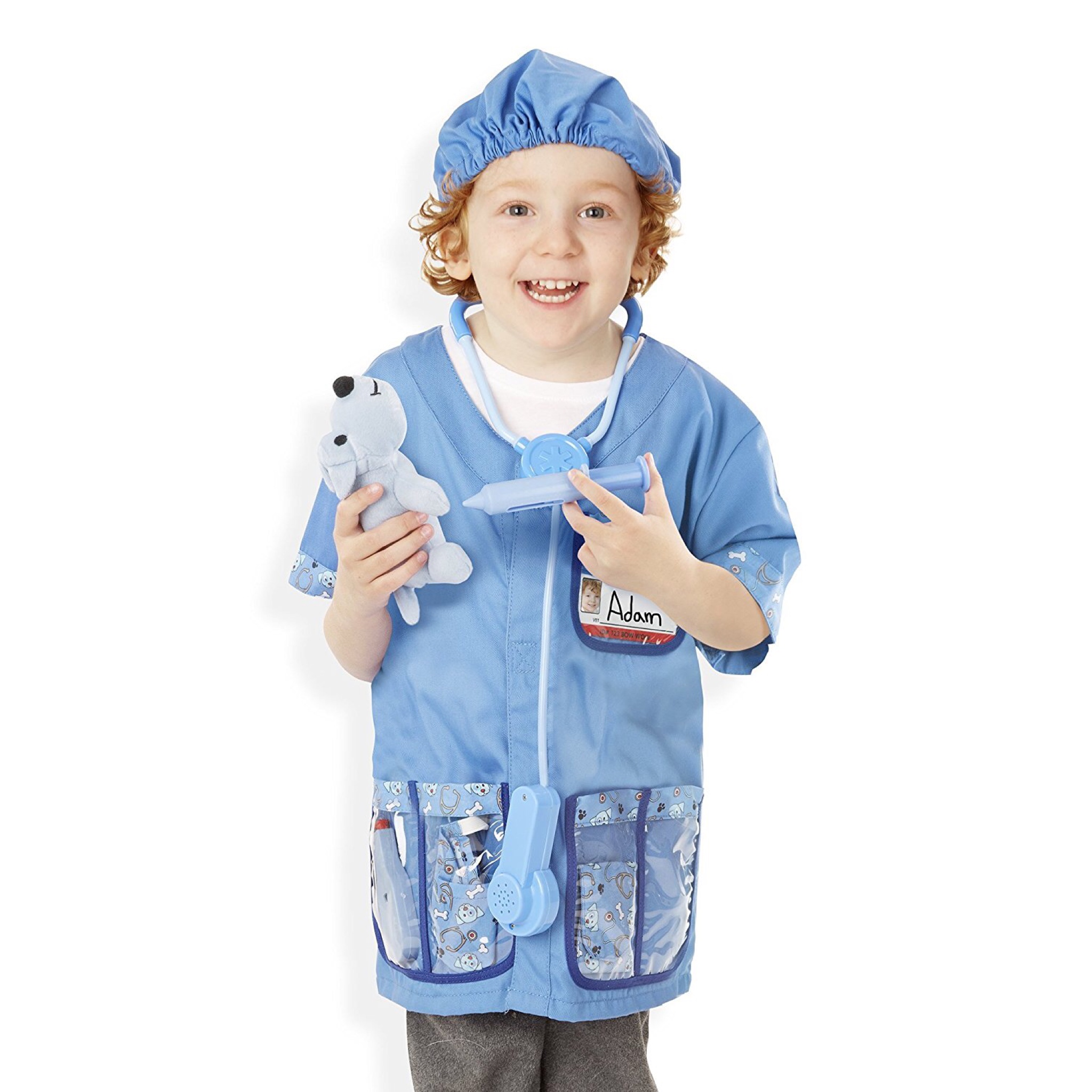 ชุดแฟนซีคอสตูมพร้อมอุปกรณ์สุดน่ารัก Melissa & Doug Veterinarian Role Play Costume Set