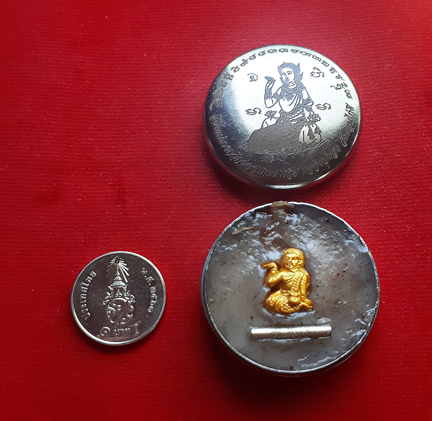 สีผึ้ง แม่นางกวัก - หลวงปู่ทอง วัดดอนไก่ดี