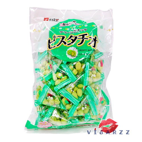 BBE.08/26 (รสดั้งเดิม 225g) Sennarido Green Pistachio Snack 225g ถั่วพิสตาชิโอ รสดั้งเดิม ถั่วญี่ปุ่น