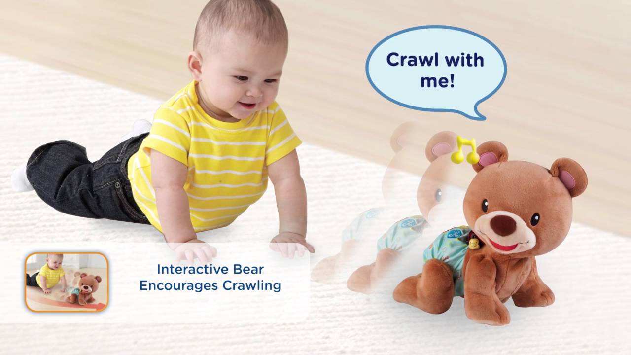 ตุ๊กตาหมีน้อยชวนคลาน VTech Explore & Crawl Learning Cub - Bear