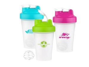 แก้วน้ำพลาสติก แก้วเชค แก้วเชก พร้อมลูกเหล็ก Shaker Mug