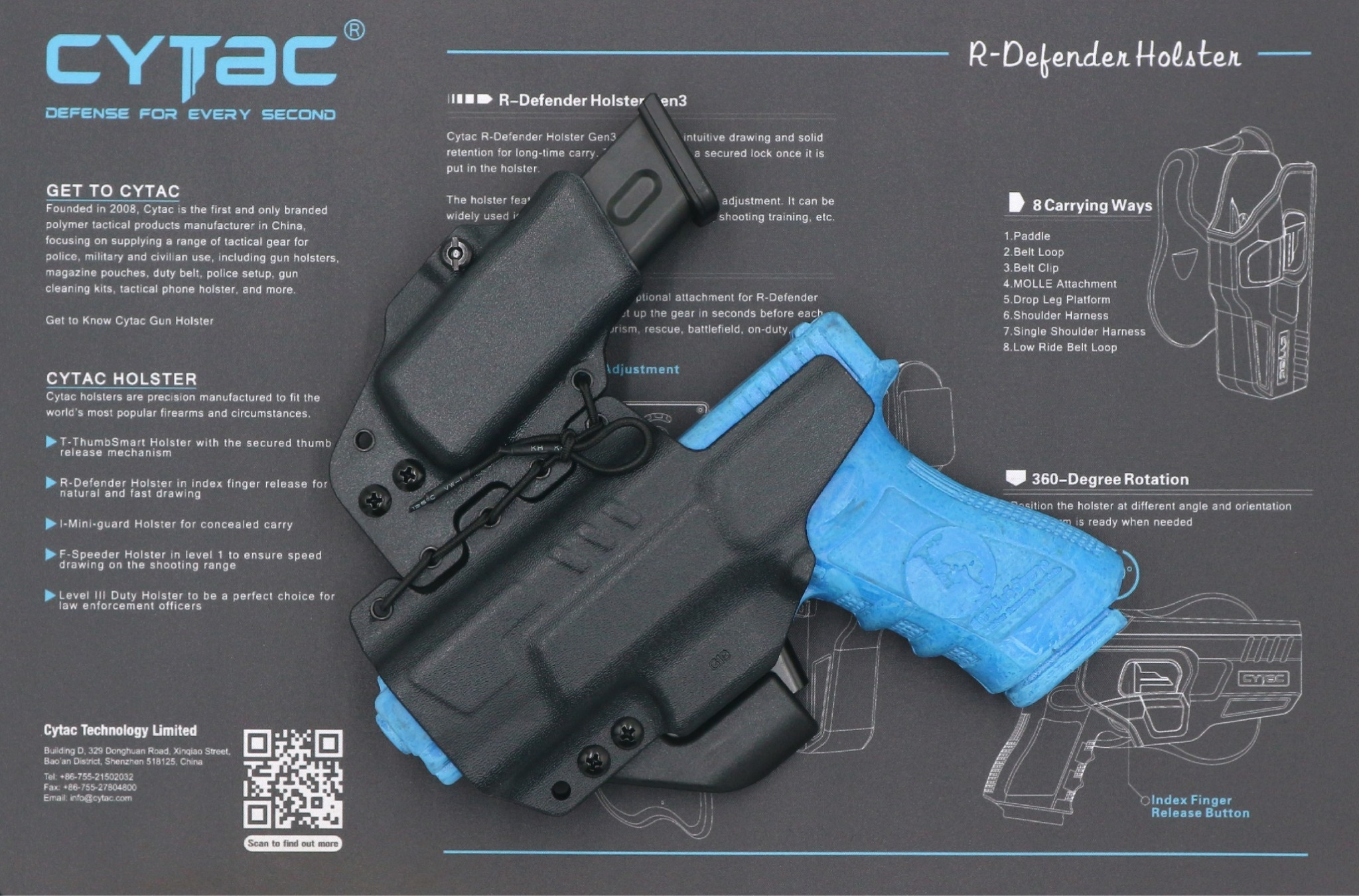 CYTAC thailand ซองพกใน K-MASTER รุ่น G19/G17 อัพเลเวล พร้อมซองแม็ก