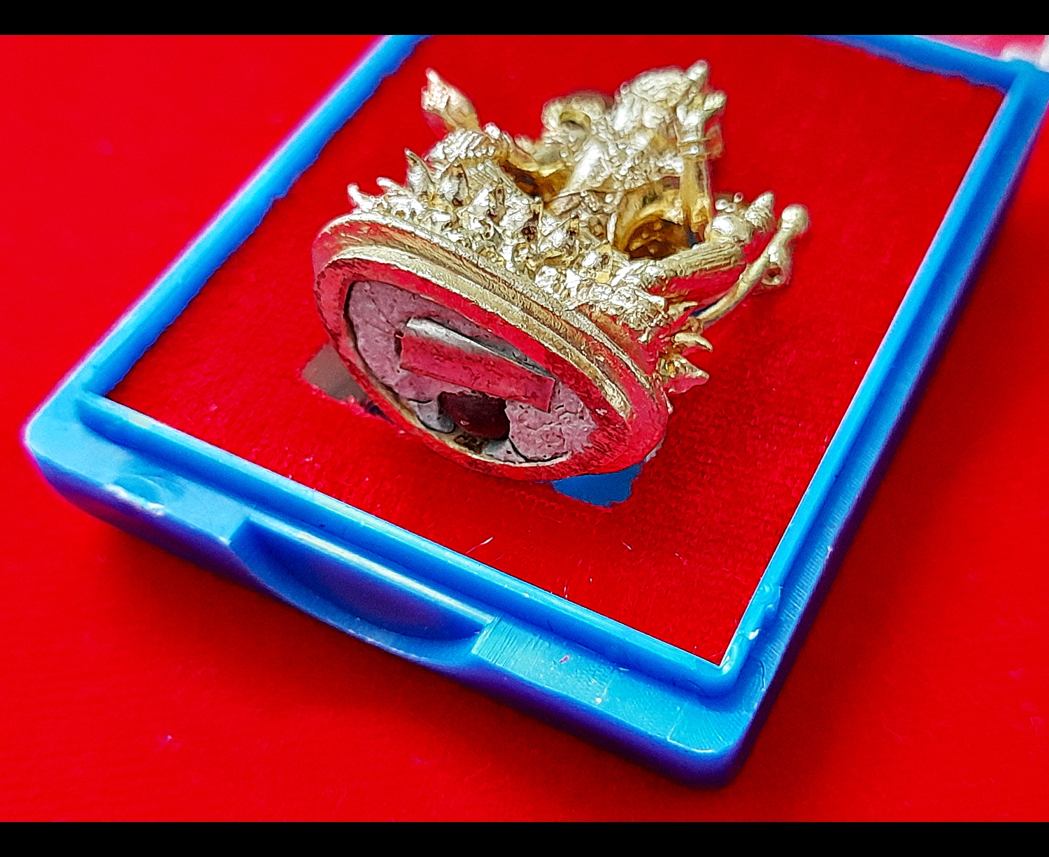 พระพรหม ฐานบรรจุตะกรุดมวลสาร #รับประกันแท้และทันยุคเสก - หลวงพ่อหวั่น วัดคลองคูณ