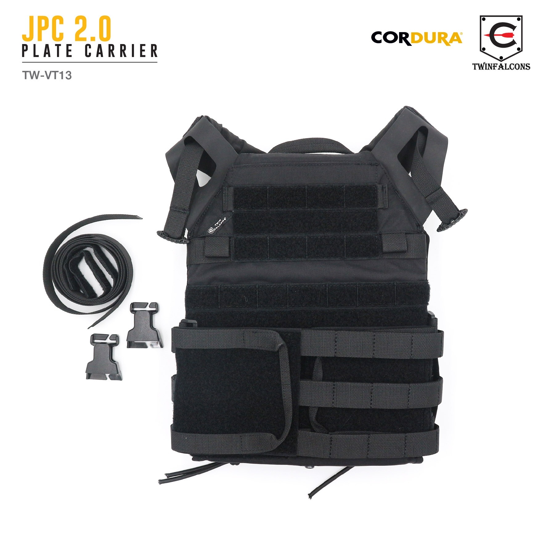 เสื้อเกราะ JPC 2.0 Plate Carrier ( Twinfalcons ) [ TW-VT13 ] (K4100)
