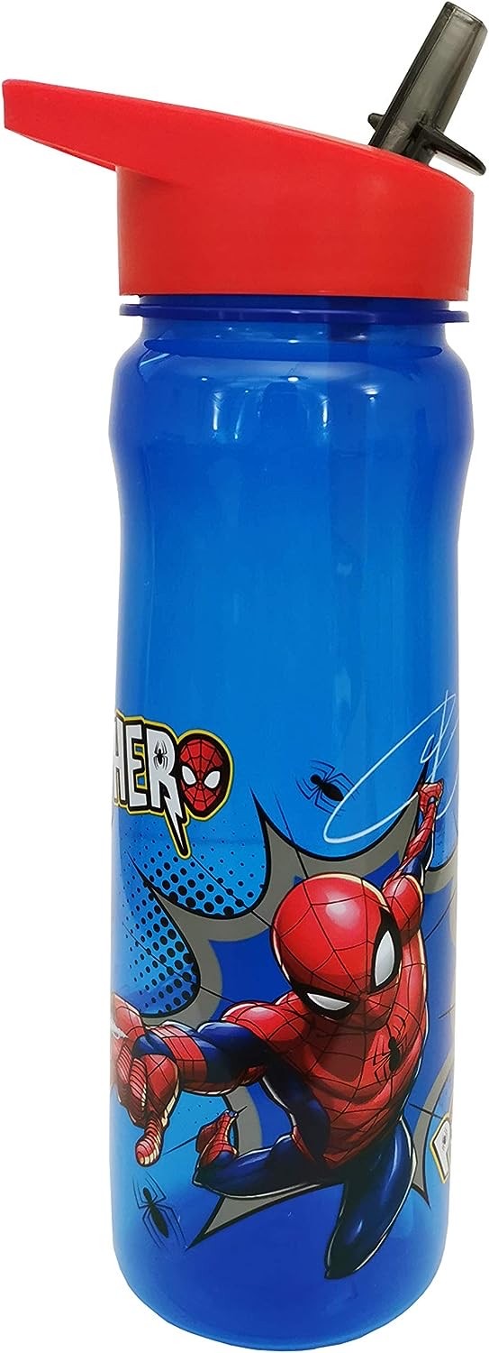 กระติกน้ำแบบหลอดดื่มสำหรับเด็ก DNC Mavel Spider-Man Sport Bottle 600ml
