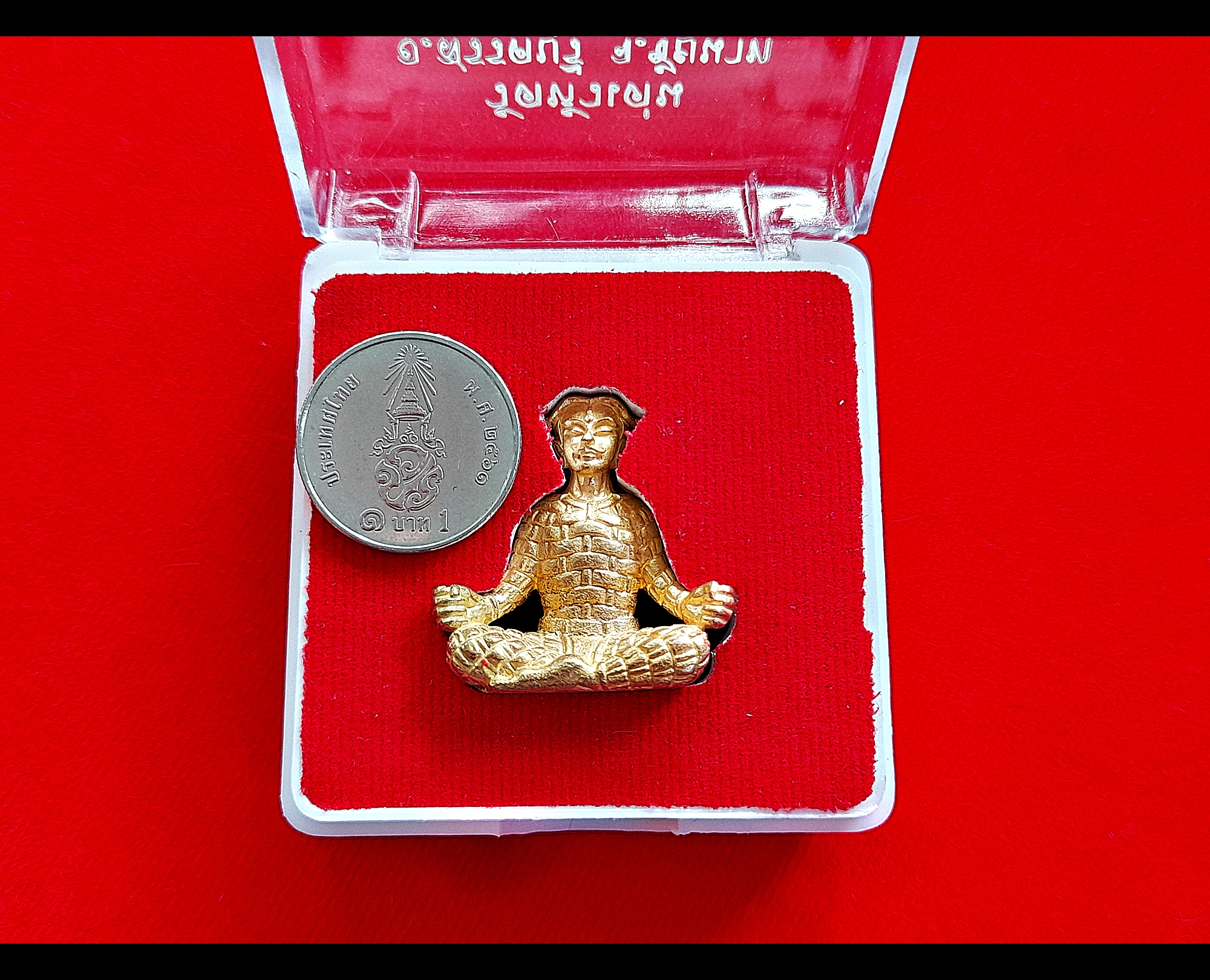 หุ่นพยนต์ เนื้อโลหะทองชนวน ปี2564 #รับประกันแท้ - (หลวงพ่อวิชัย วัดหัวเด่น ปลุกเสกขอบารมี 3บูรพาจารย์ หลวงพ่อกวย หลวงพ่อปู่เย็น หลวงปู่ปรง )