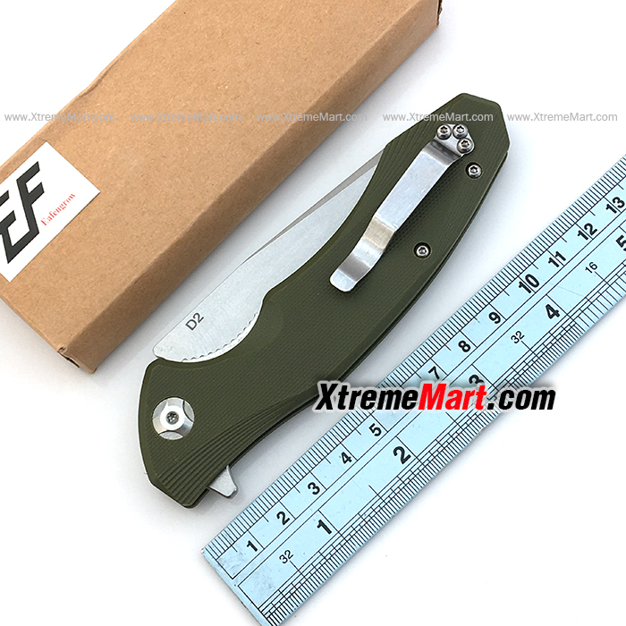 มีดพับ Eafengrow EF228 ด้ามเขียว D2 Blade Pocket Knives G10 Handle (ด้ามเขียว)