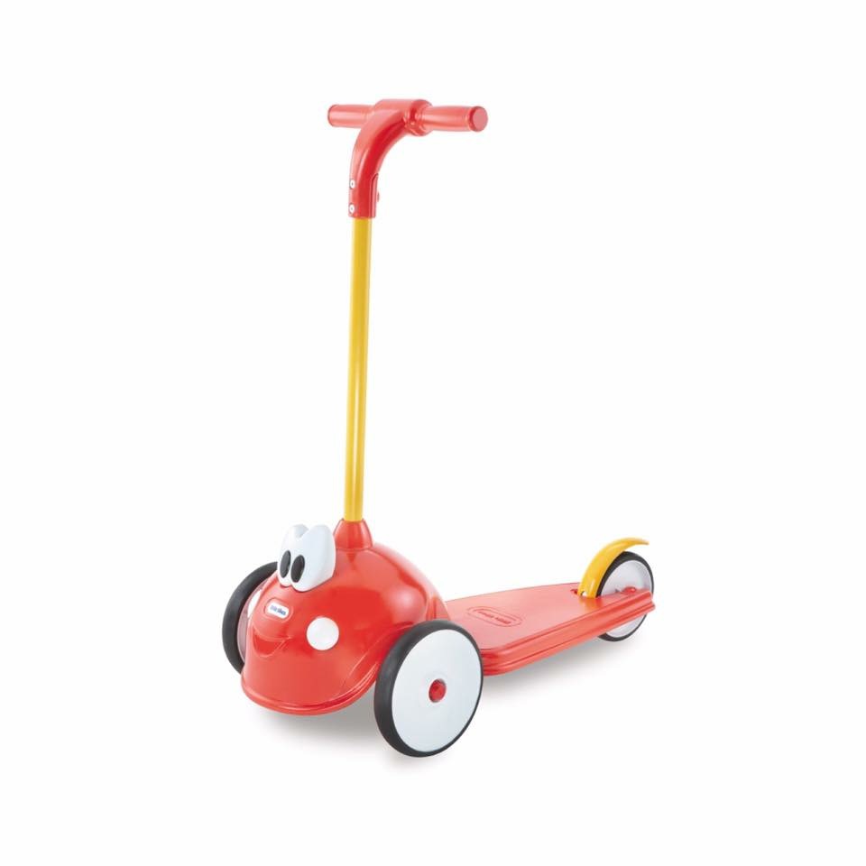 สกู๊ตเตอร์สามล้อขาไถสำหรับเด็กเล็ก Little Tikes Cozy Coupe Scooter