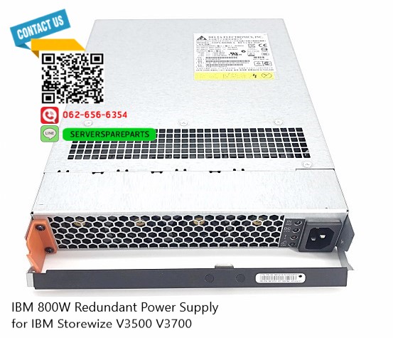 IBM 800W, Redundant Power Supply, for IBM Storwize, V3500, V3700
