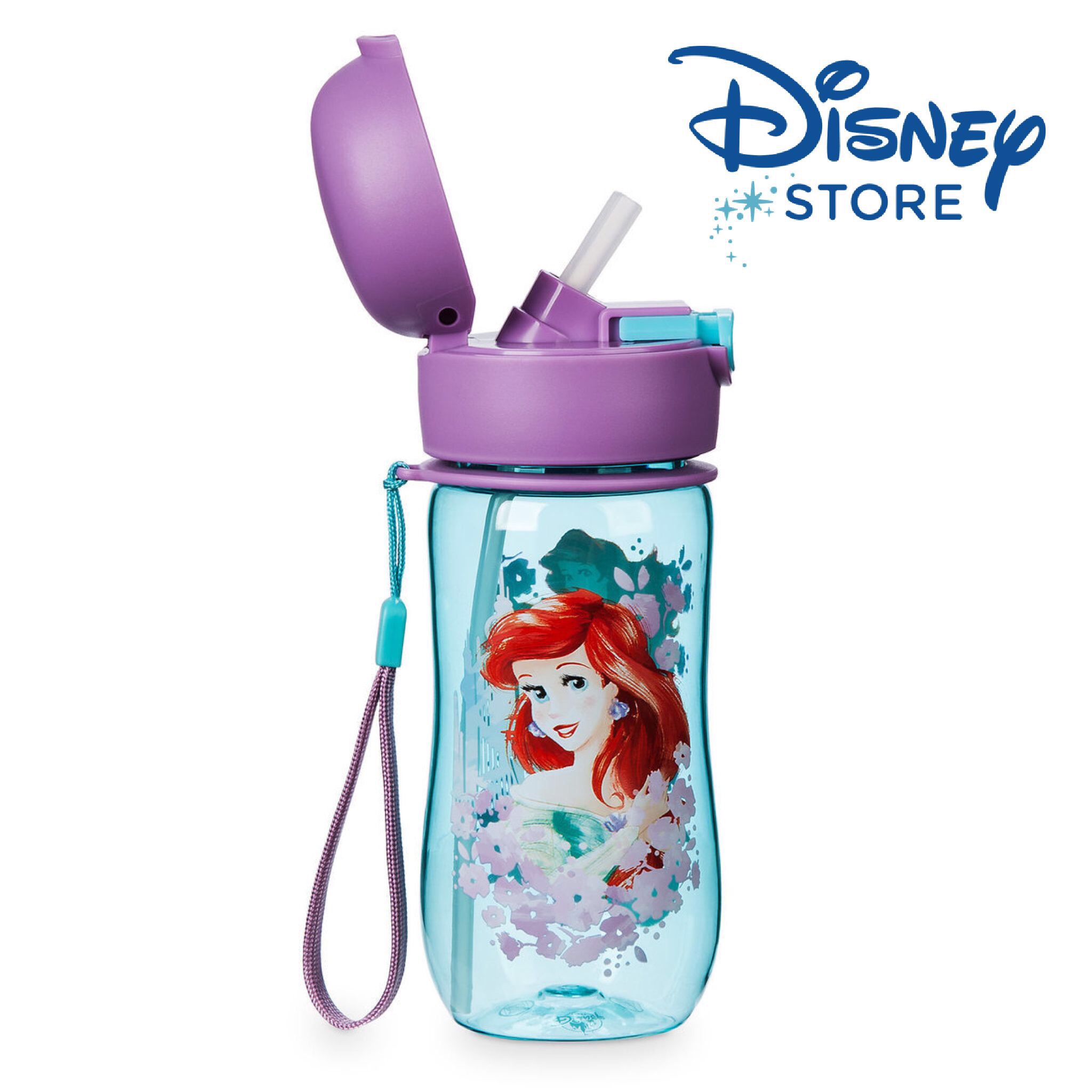 กระติกน้ำพร้อมหลอดดื่มสำหรับเด็ก Disney Canteen (Ariel The Little Mermaid)
