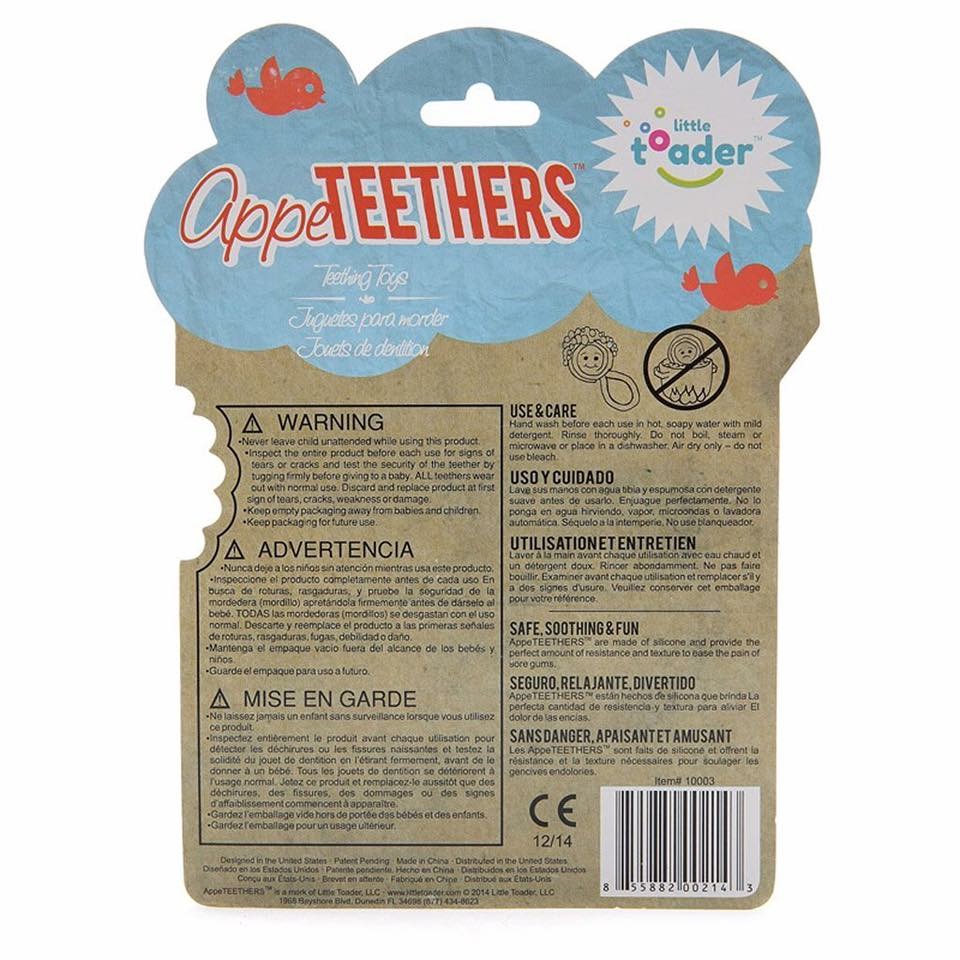 ยางกัดรูปทรงสุดฮา Little Toader Appe Teethers Teething Toys (LOL! Sucker)