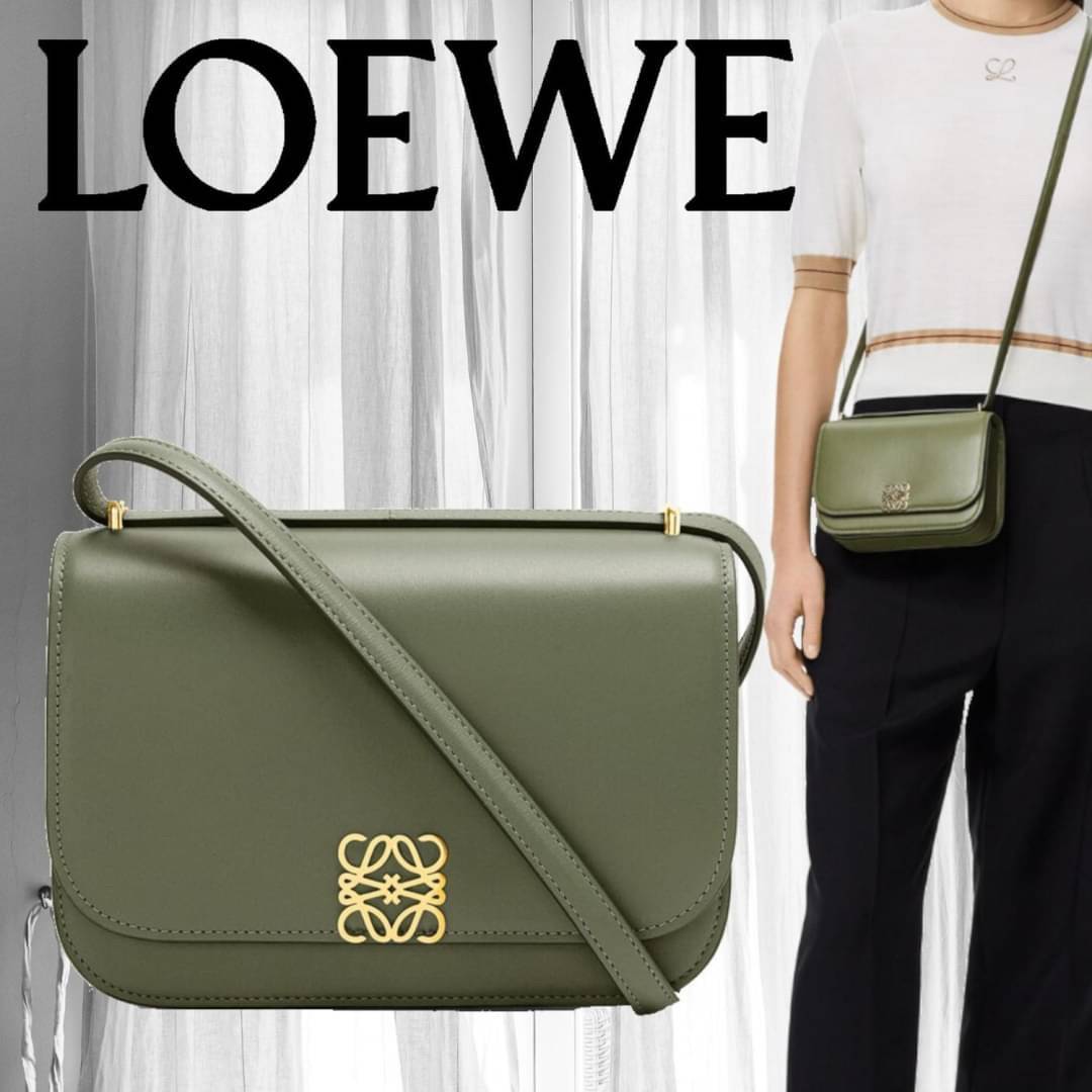 LOEWE Goya anagram small leather shoulder bag (แอดไลน์ก่อนสั่งซื้อ)