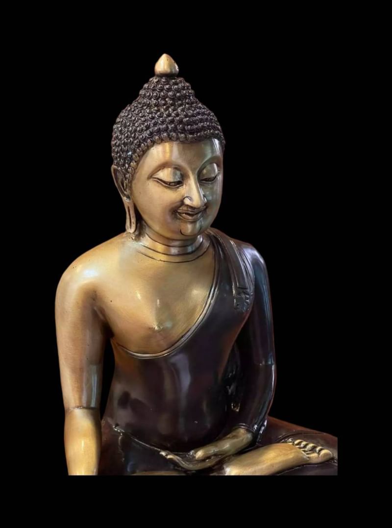 รูปหล่อ พระพุทธสิหิงค์ นิรันตราย ฐานยันต์นอโม เนื้อทองเหลือง 2กษัตริย์ (หน้าตัก9นิ้ว สูง18นิ้ว ฐานกว้าง14.5นิ้ว) วัดพระมหาธาต จ.นครศรีธรรมราช ปี2562 #รับประกันแท้