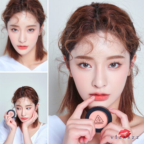 3CE Face Blush #Peach Sleeve บลัชอนนเนื้อฝุ่นสีสดใส เนื้อละเอียด ปัดแล้วสีฟุ้งสวย ติดทน