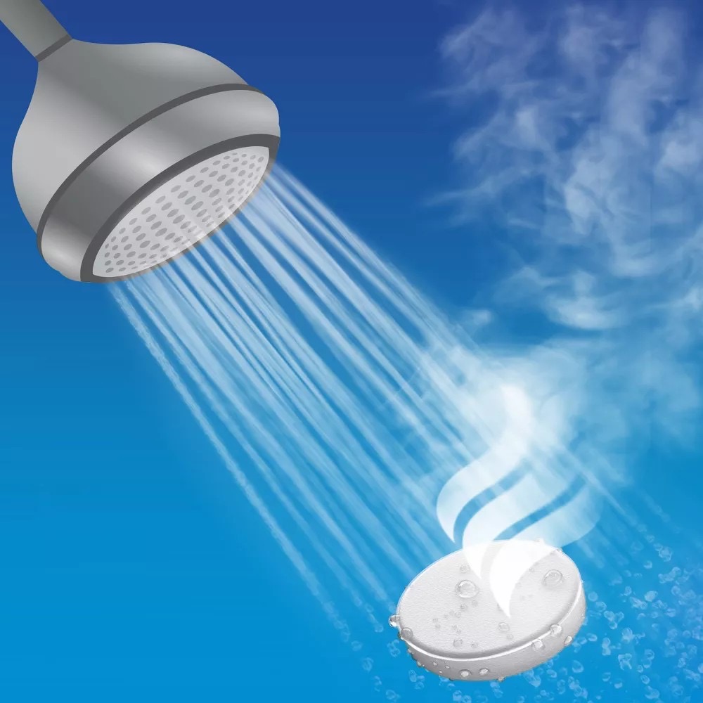 เม็ดไอระเหยคลายความตึงเครียด Vicks VapoShower Aromatherapy Soothing Vapos Tablets (5 Shower Tablets)