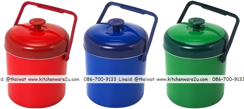 P05303 กระติกน้ำใหญ่ซัยโจ กลม 11 ลิตร (28 x 28 x 39 cm) S11 เกรดดี (ราคาส่งต่อ 12 ใบ :เฉลี่ย 120 บต่อใบ)