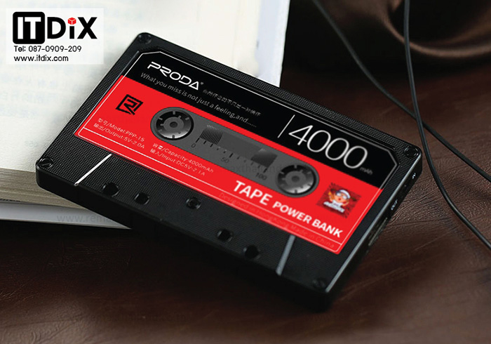 แบตสำรอง Proda TAPE 4000 mAh by Remax