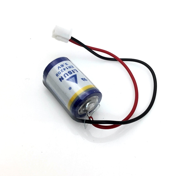 แบตเตอรี่ LISUN ER14250 1/2AA 3.6V 1200mAh Lithium Battery มีสาย ขั้วขาว (ก้อนละ)