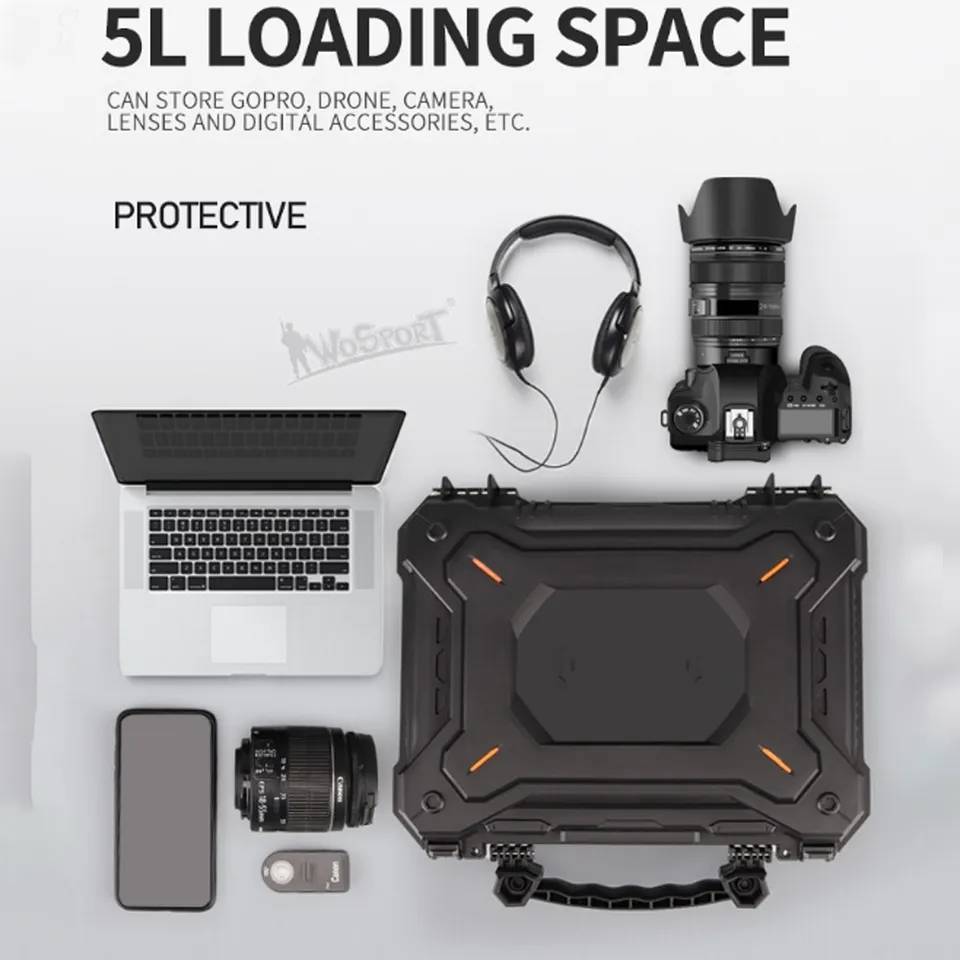 🇹🇭⫸ กล่องอุปกรณ์ขนาด 12.6 นิ้ว ( Wosport ) Portable Safety Case [ GB-51 ]