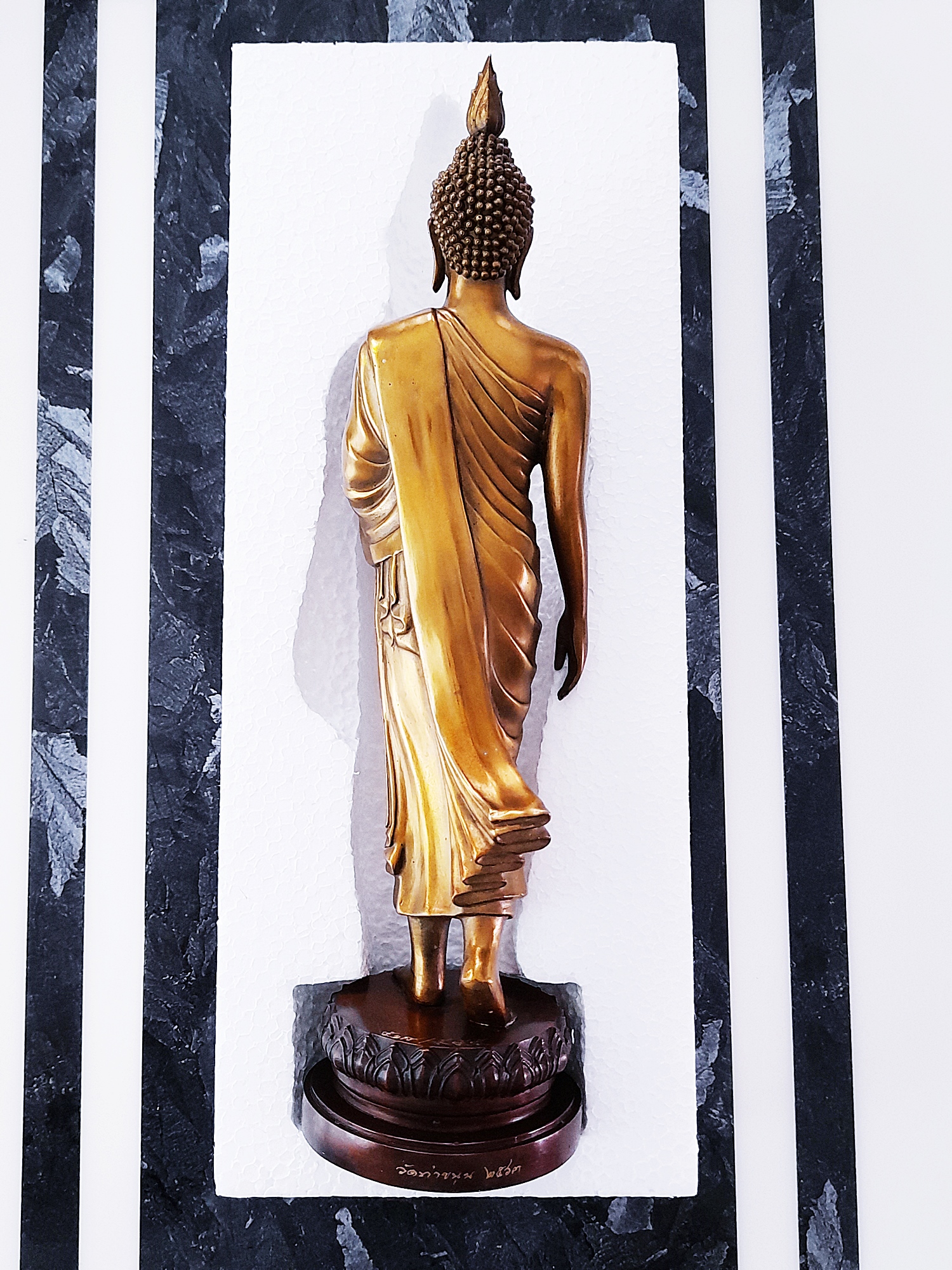 รูปหล่อ พระพุทธลีลาประทานพร (ปางลีลาประทานพร) (ความสูง12นิ้ว) เนื้อโลหะสัมฤทธิ์(บรอนซ์) เสาร์๕ ปี2563 #รับประกันแท้ - หลวงพ่อเล็ก วัดท่าขนุน