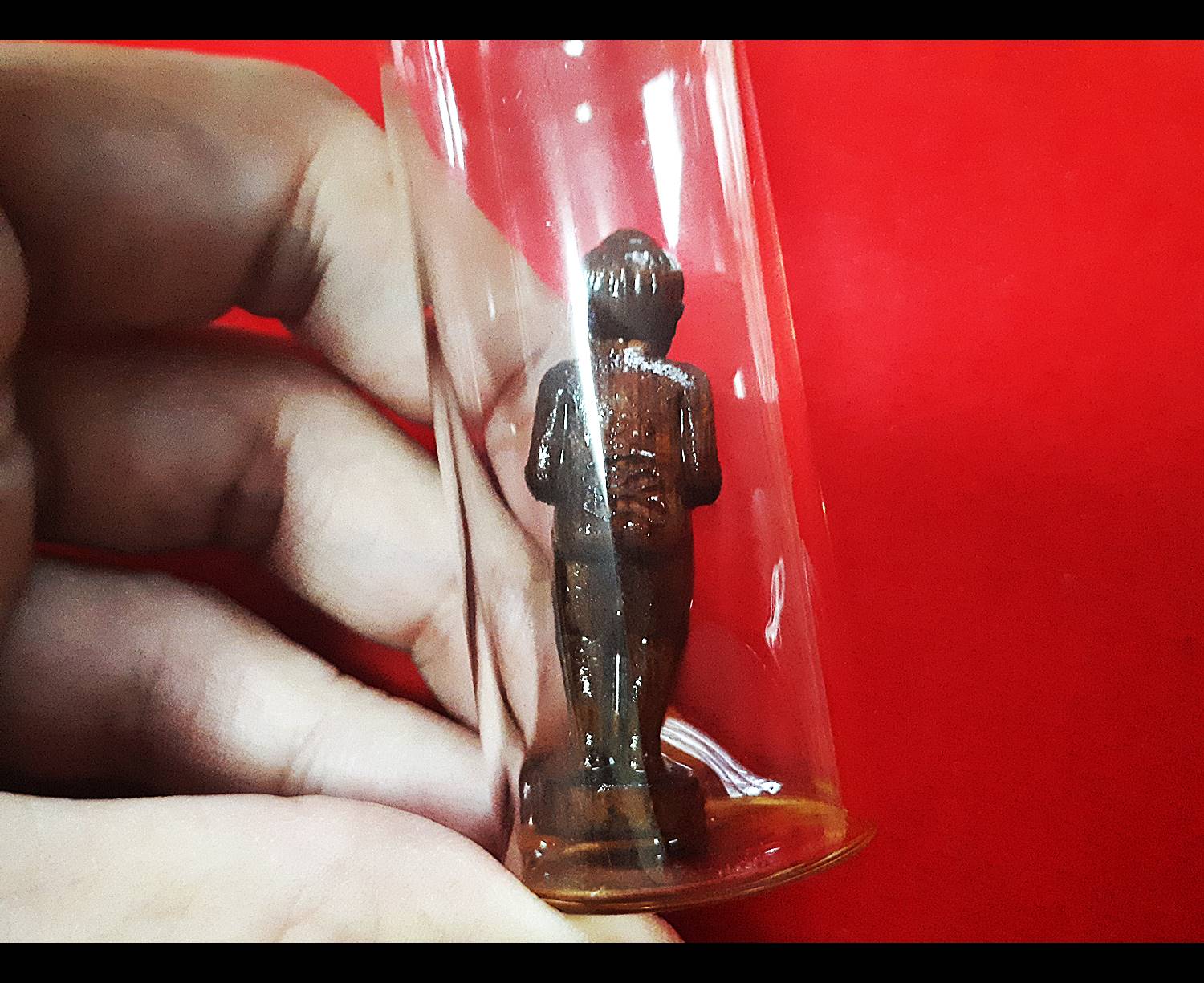 กุมารทอง (ไม้แกะสลักแช่น้ำมัน) หลวงพ่อวิชา #รับประกันแท้