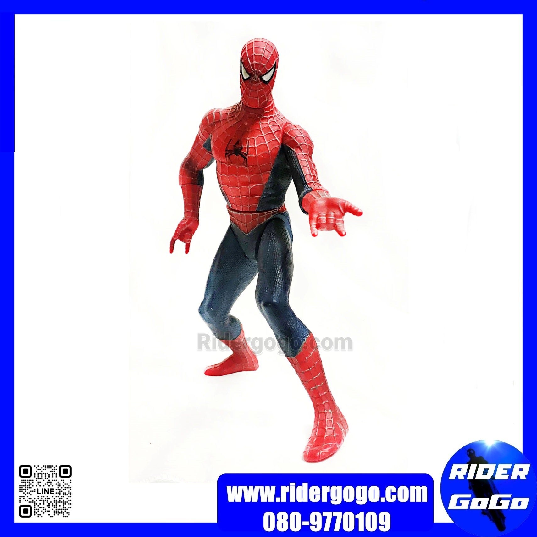 TM& โมเดล สไปเดอร์แมน ไอ้แมงมุม SpiderMan Soft ขนาดใหญ่ ของแท้
