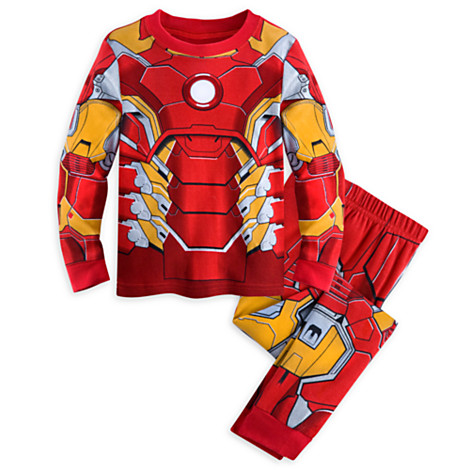 ชุดนอนแขนขายาว Disney Iron Man Costume PJ PALS - Marvels Avengers: Age of Ultron ไซส์ 2,3 และ 10 จาก Disneystore อเมริกา
