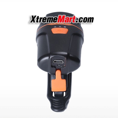 ไฟฉายติดจักรยาน USB rechargeable waterproof LED bicycle riding headlights