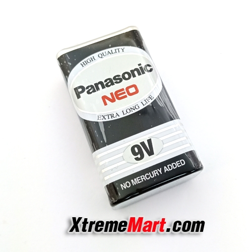 ถ่านไฟฉาย Panasonic NEO 9V รุ่น 6F22NT/1SL Non rechargeable battery (ก้อนละ)