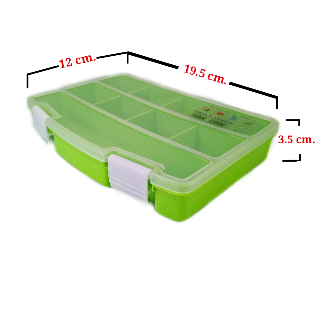 กล่องแบ่งช่องขนาดกลางอเนกประสงค์