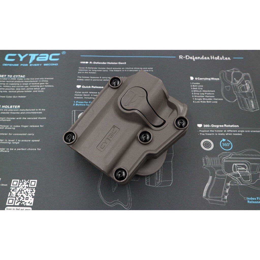 CYTAC thailand ซองพกนอก Mega-Fit Holster (สีทราย)