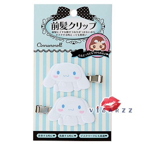 (#7367 เดี่ยว Cinnamoroll) Sanrio Hair Clip กิ๊บติดผมญี่ปุ่น 1 คู่ สุดคิวท์