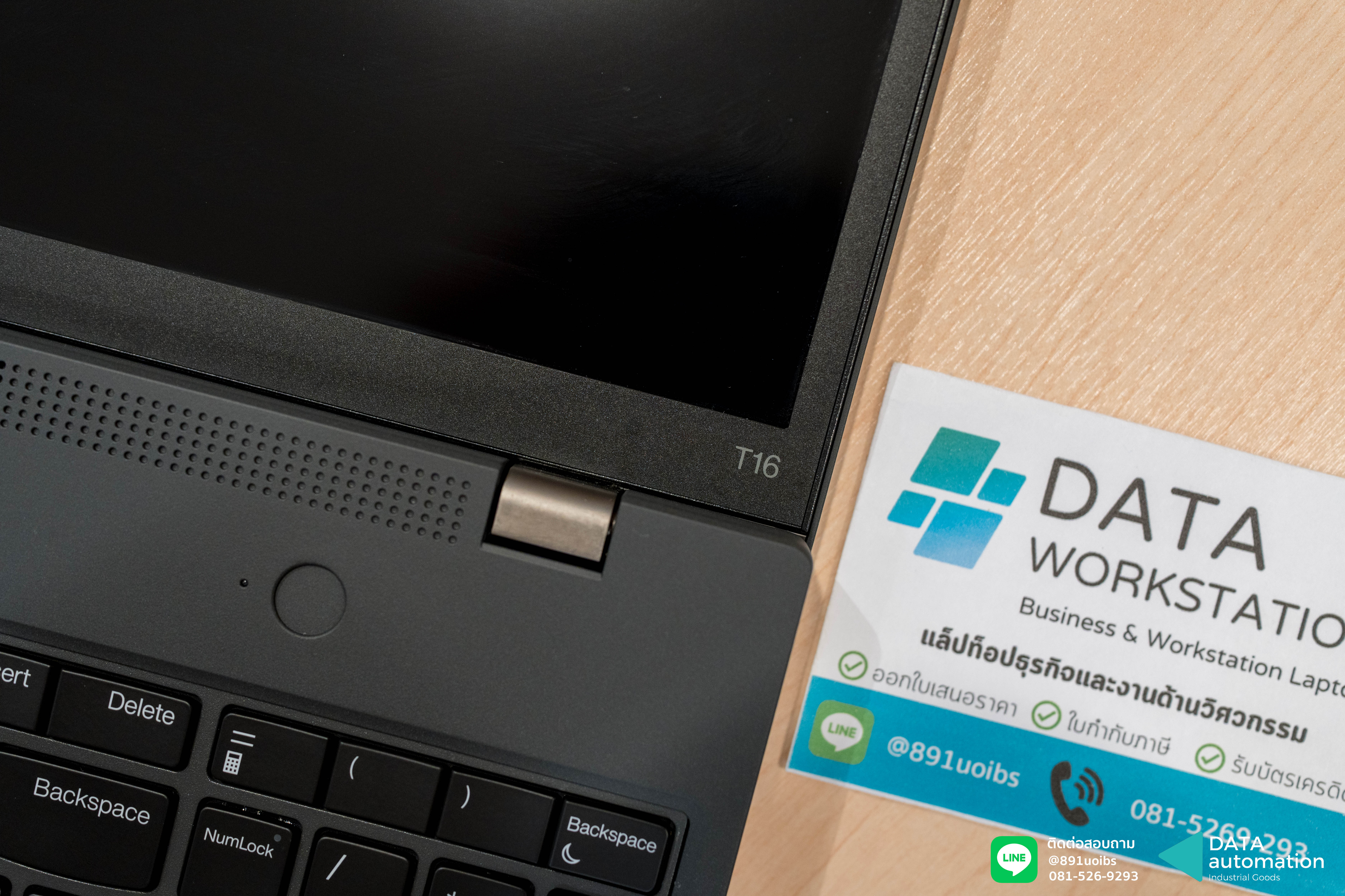 Business Lenovo ThinkPad T16 Gen 2 มาพร้อม CPU i5-1345U/Ram32/SSD 512/16"FHD+ *เครื่องมือสองสภาพมือหนึ่ง(ทักแชทก่อนสั่งซื้อ)