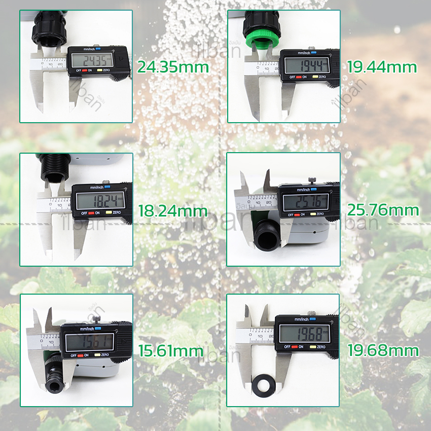 ilban เครื่องตั้งเวลารดน้ำอัตโนมัติ เครื่องตั้งเวลาเปิดน้ำ เครื่องตั้งเวลาปิดน้ำ เครื่องตั้งเวลาสปริงเกอร์ เครื่องรดน้ำอัตโนมัติ ตั้งค่าด้วยระบบดิจิตอล ใช้งานง่าย Water Timer HOTARU