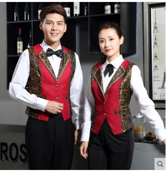 N6205007 ชุดพนักงานไนท์คลับ,Night wear,Tooling Bar Waiter,ชุดพนักงานบาร์,ชุดพนักงานโรงหนัง,ชุดพนักงานโรงละคร คาซิโน N6205007 สีภาพ L XL XXL 3XL