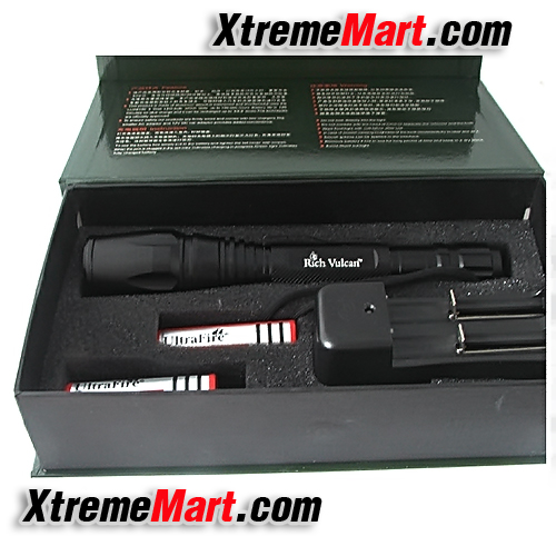 ไฟฉาย Rich Vulcan 5-Mode Cree XM-L T6 LED Flashlight (1600LM, 2x18650) led torch