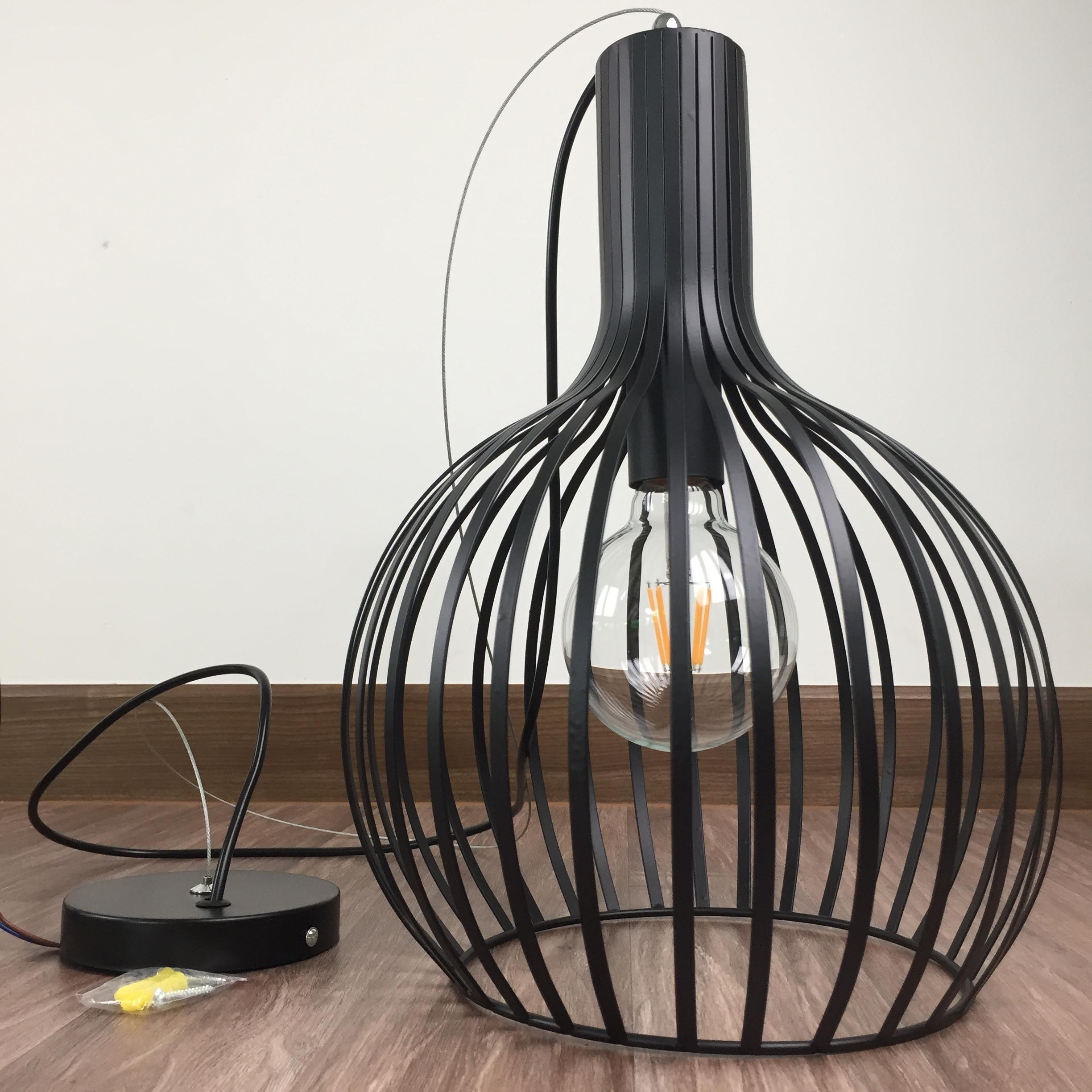 โคมไฟเหล็กดัดโมเดิร์นทรงกลม