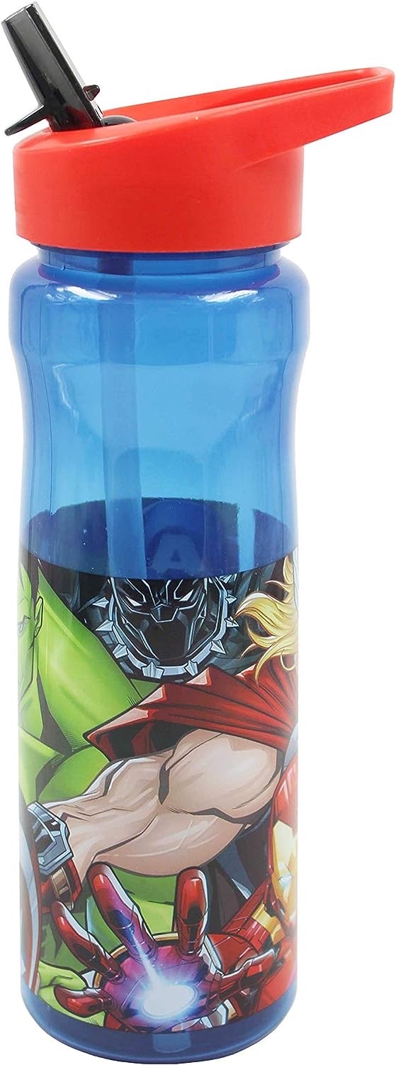 กระติกน้ำแบบหลอดดื่มสำหรับเด็ก DNC Marvel Avengers Sport Bottle 600ml